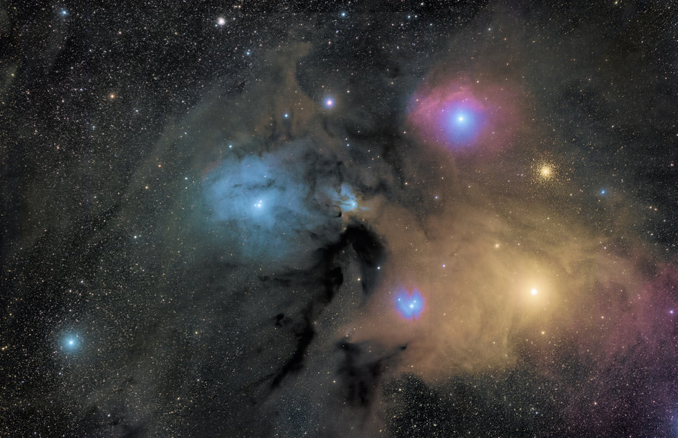 Rho Ophiuchi - Antares region