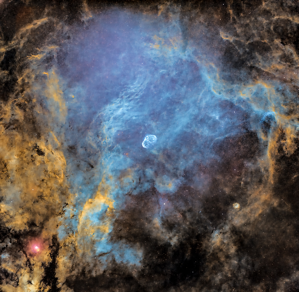 Widefield SHO-image NGC 6888