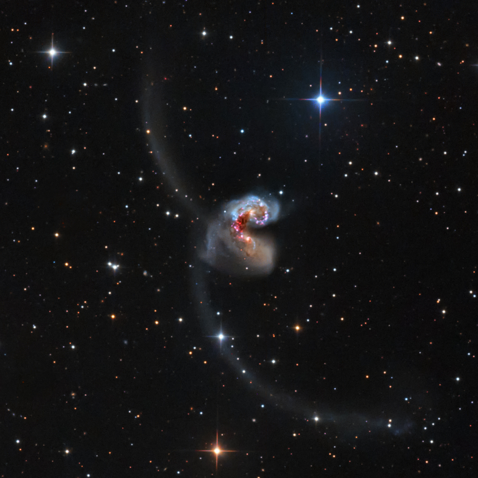 NGC 4038 and NGC 4039 - The Antennae Galaxies