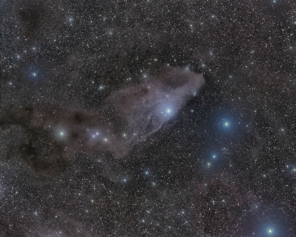 Blue HorseHead Nebula