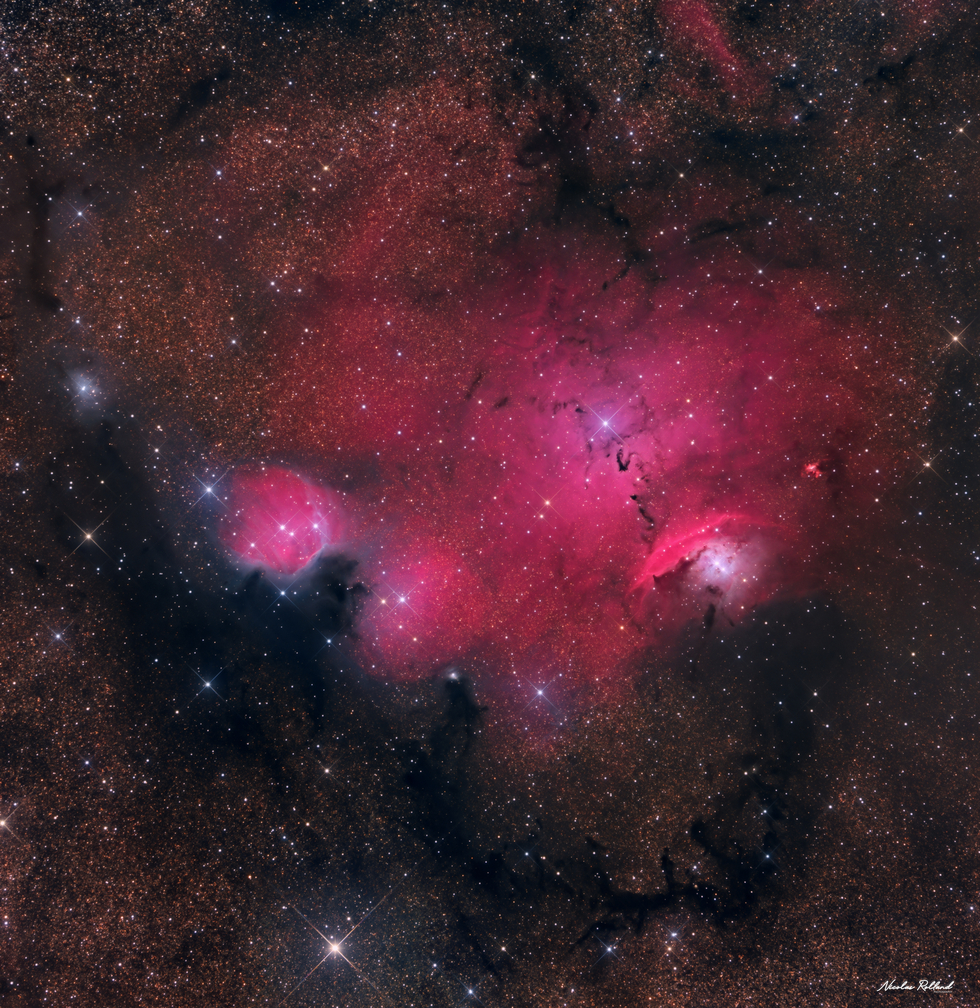 NGC 6559 in (L)RGB