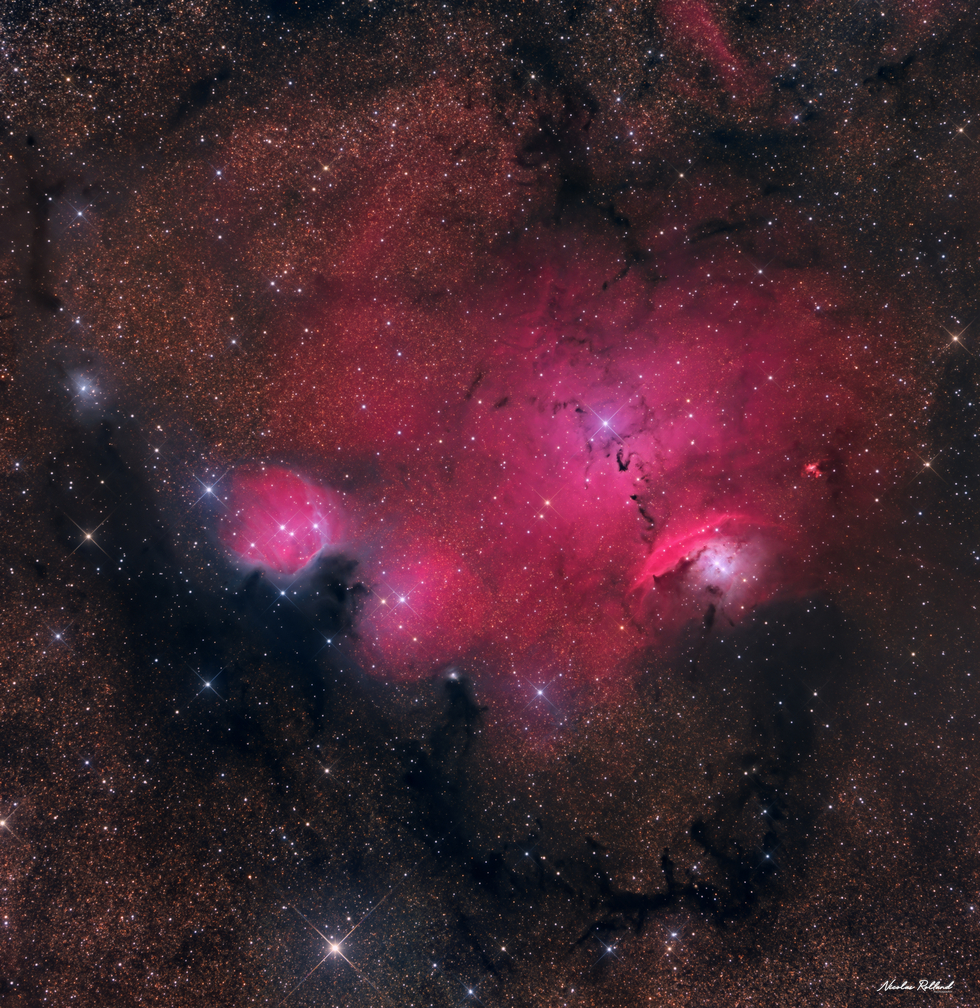 NGC 6559 in (L)RGB | Telescope Live