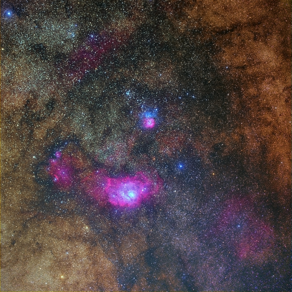 Trifid & Lagoon Nebulae
