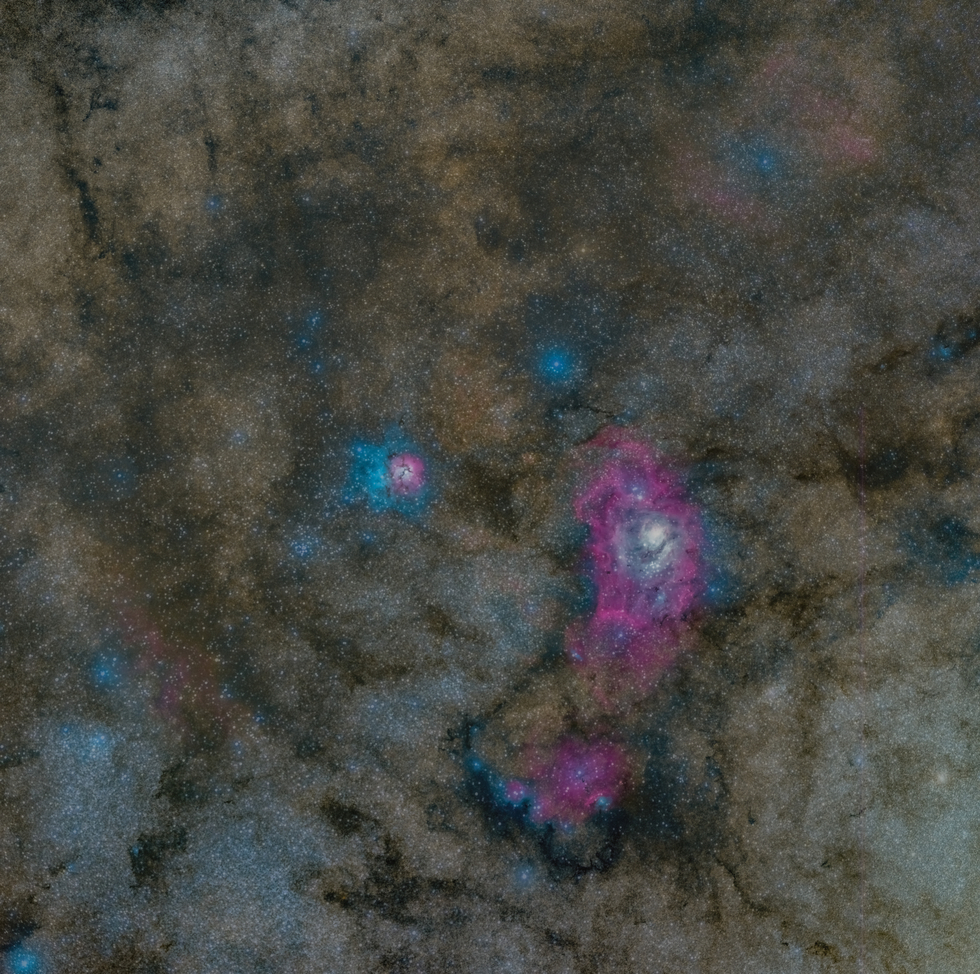 TRIFID & LAGOON NEBULAE