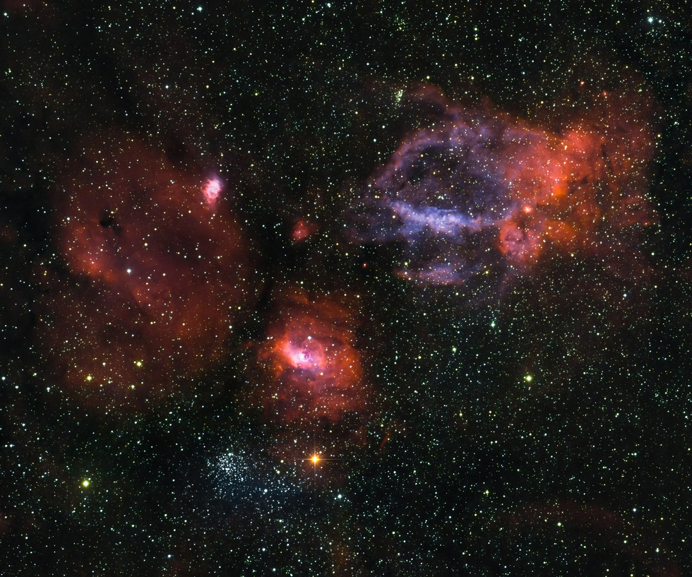 Bubble Nebaula and Supernova V1405Cas