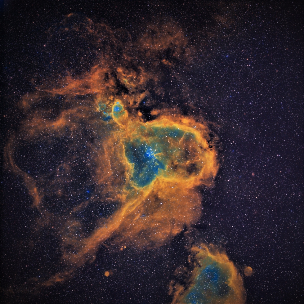 Heart nebula from one click data set