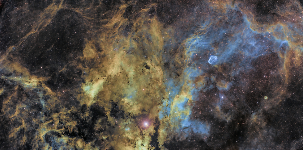 Sadr - Crescent Nebula region