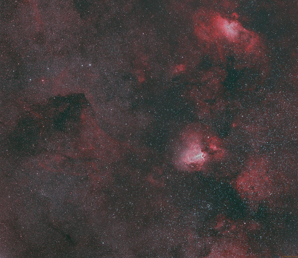Eagle & Omega Nebula