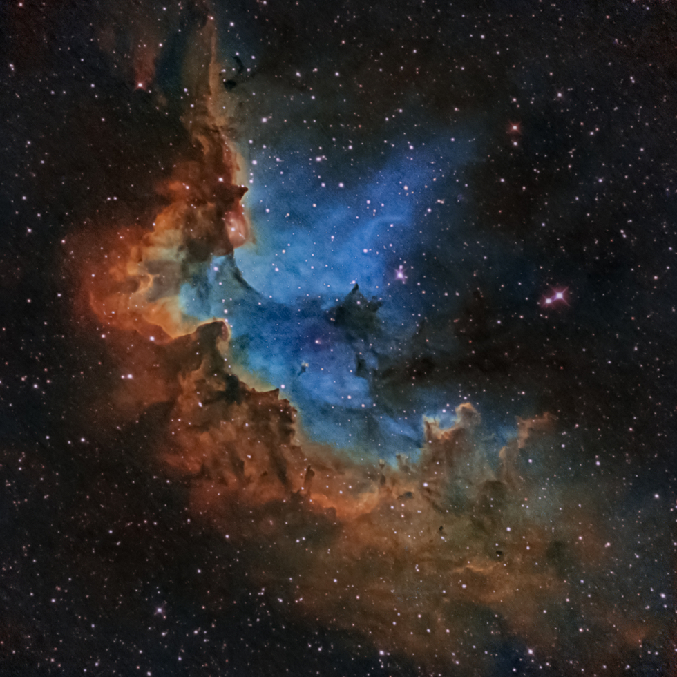 NGC 7380 - The Wizard Nebula | Telescope Live