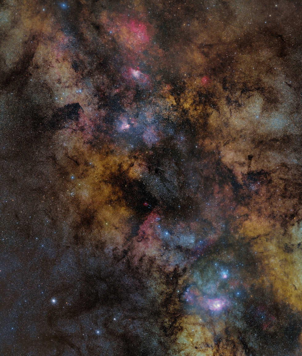 Milky Way from Sagittarius to Scutum (mosaic)