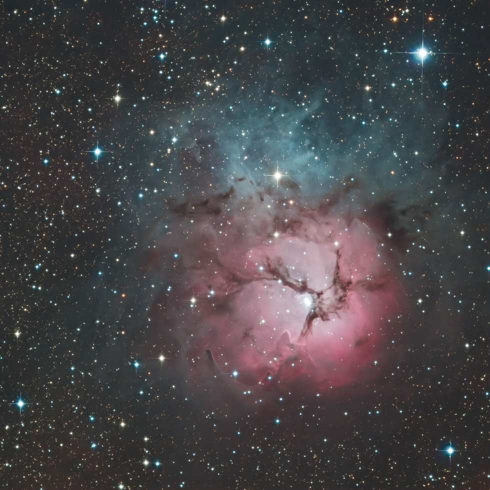 Trifid Nebula LRGB