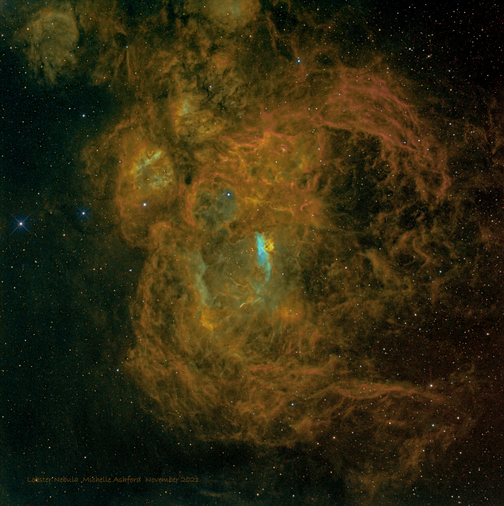 NGC 6357 Lobster Nebula