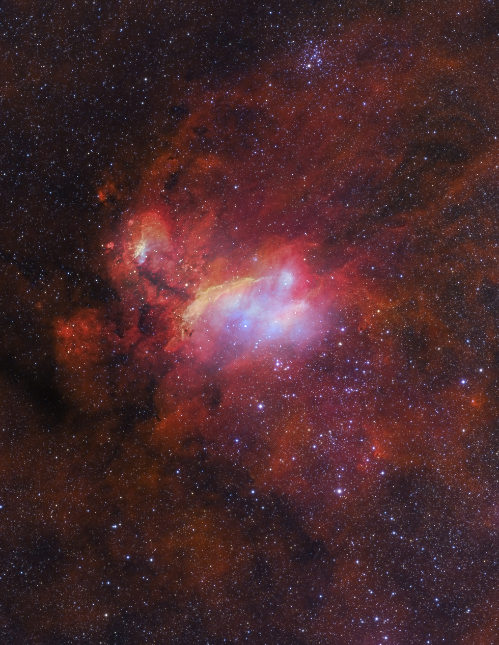 Prawn Nebula SHO and RGB emulation :-)