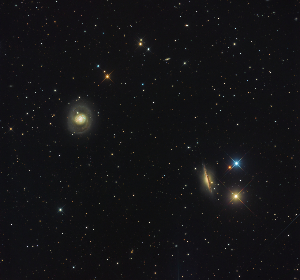 Cosmic Duo In Cetus: m77 and NGC 1055