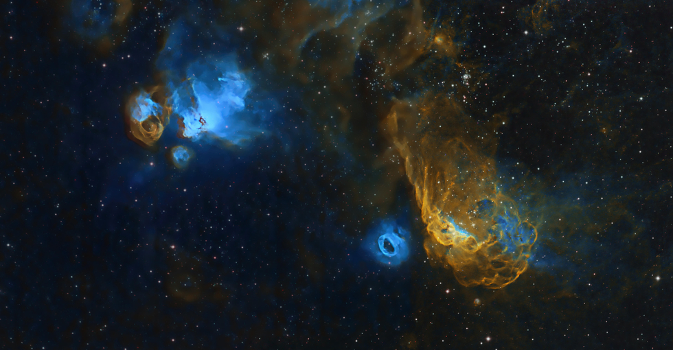 NGC 2014 and NGC 2032 Mosaic