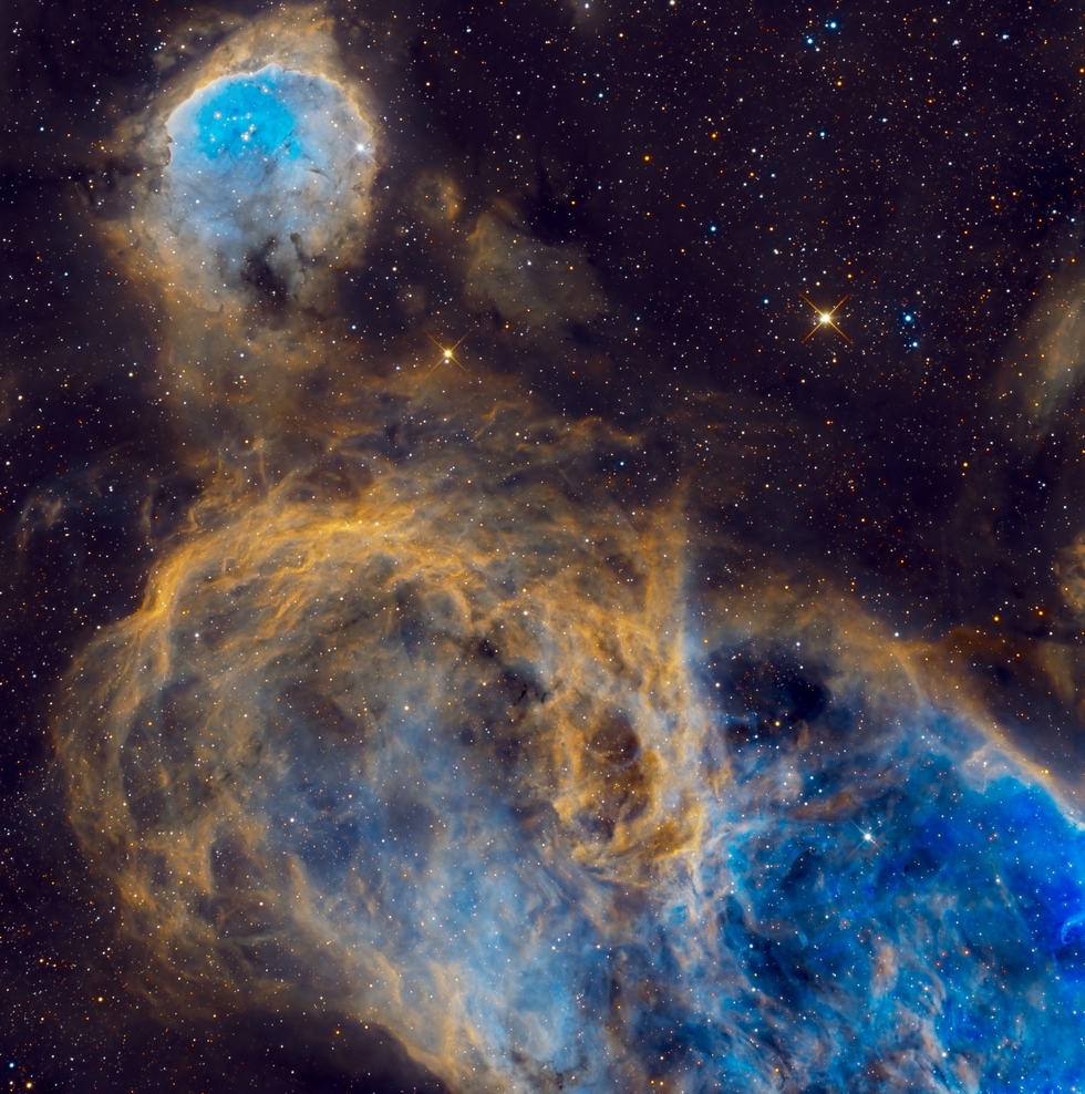 NGC3324 - SHO Palette