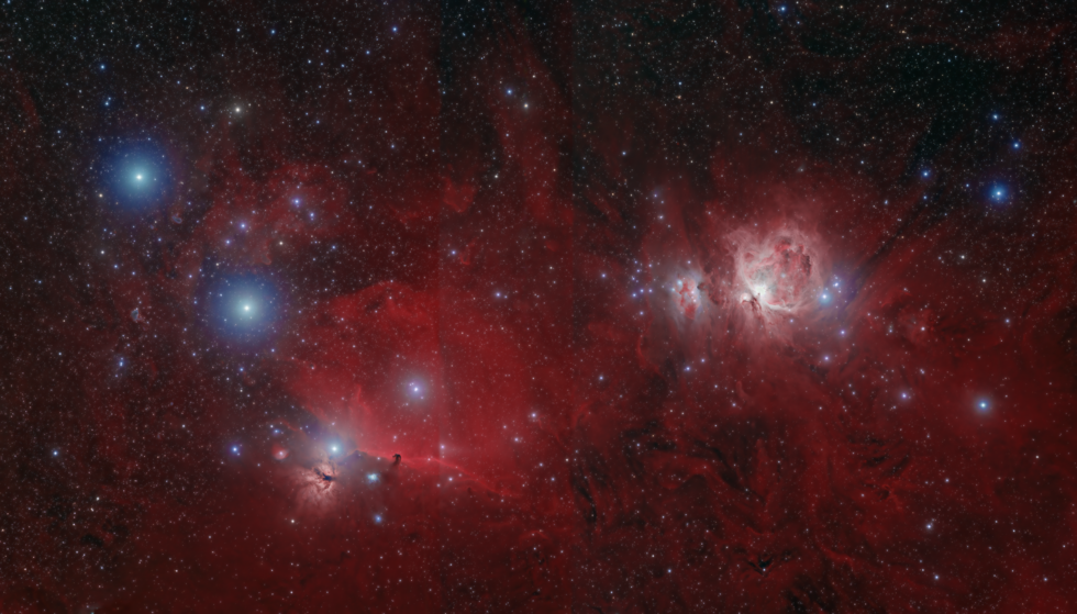 Orion's Belt Mosaic (WIP)