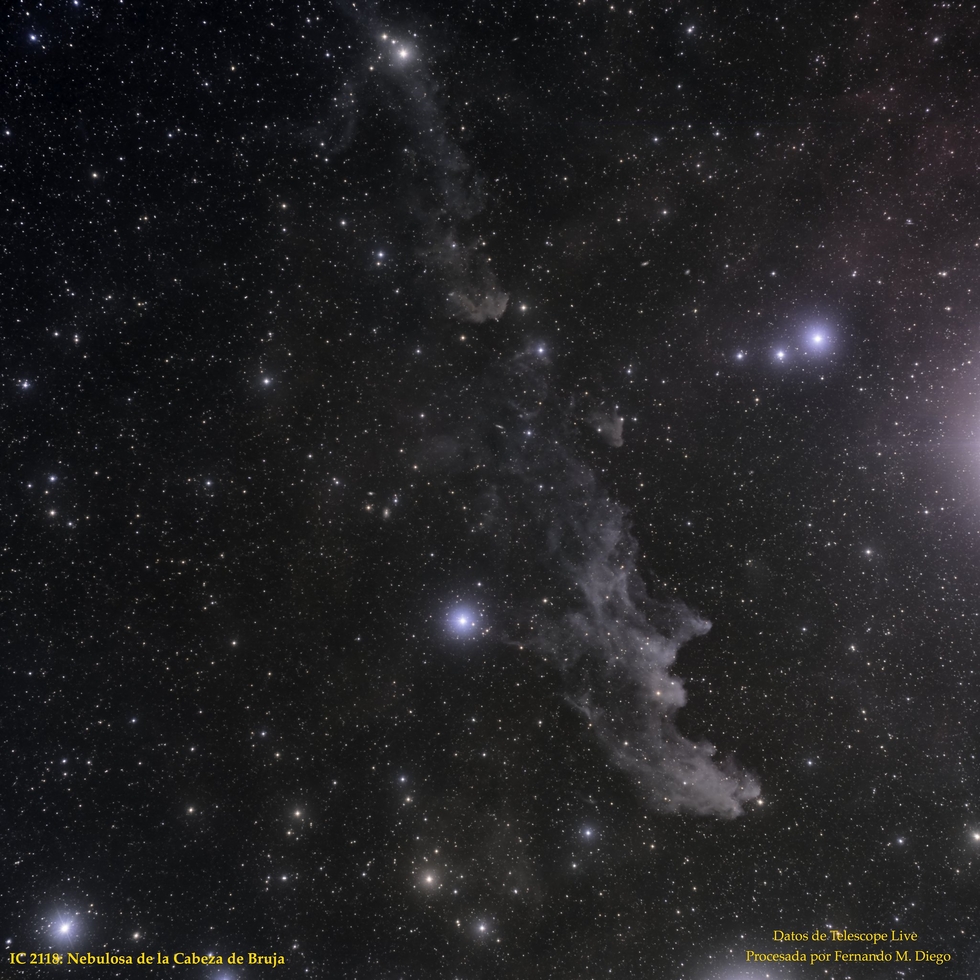 IC2118 The Witch Head Nebula