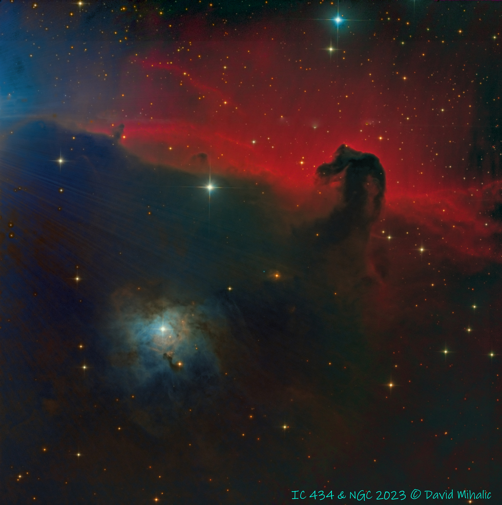 IC 434 & NGC 2023