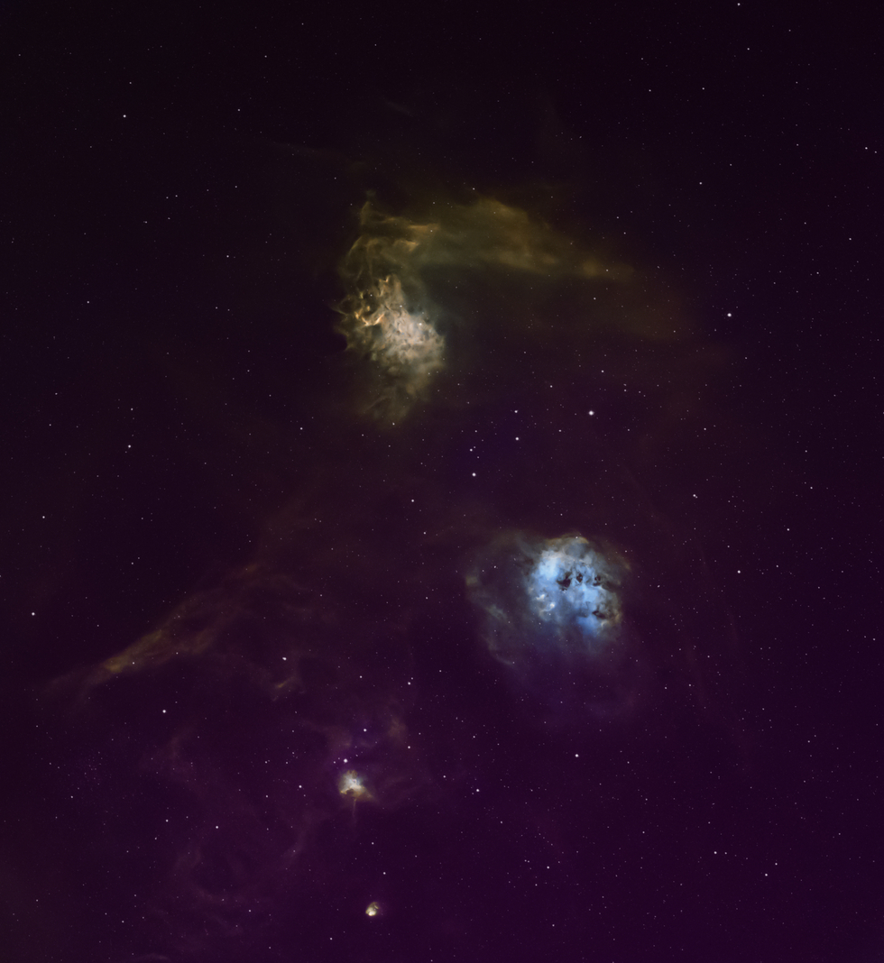 IC405 and IC410  Baby Stars