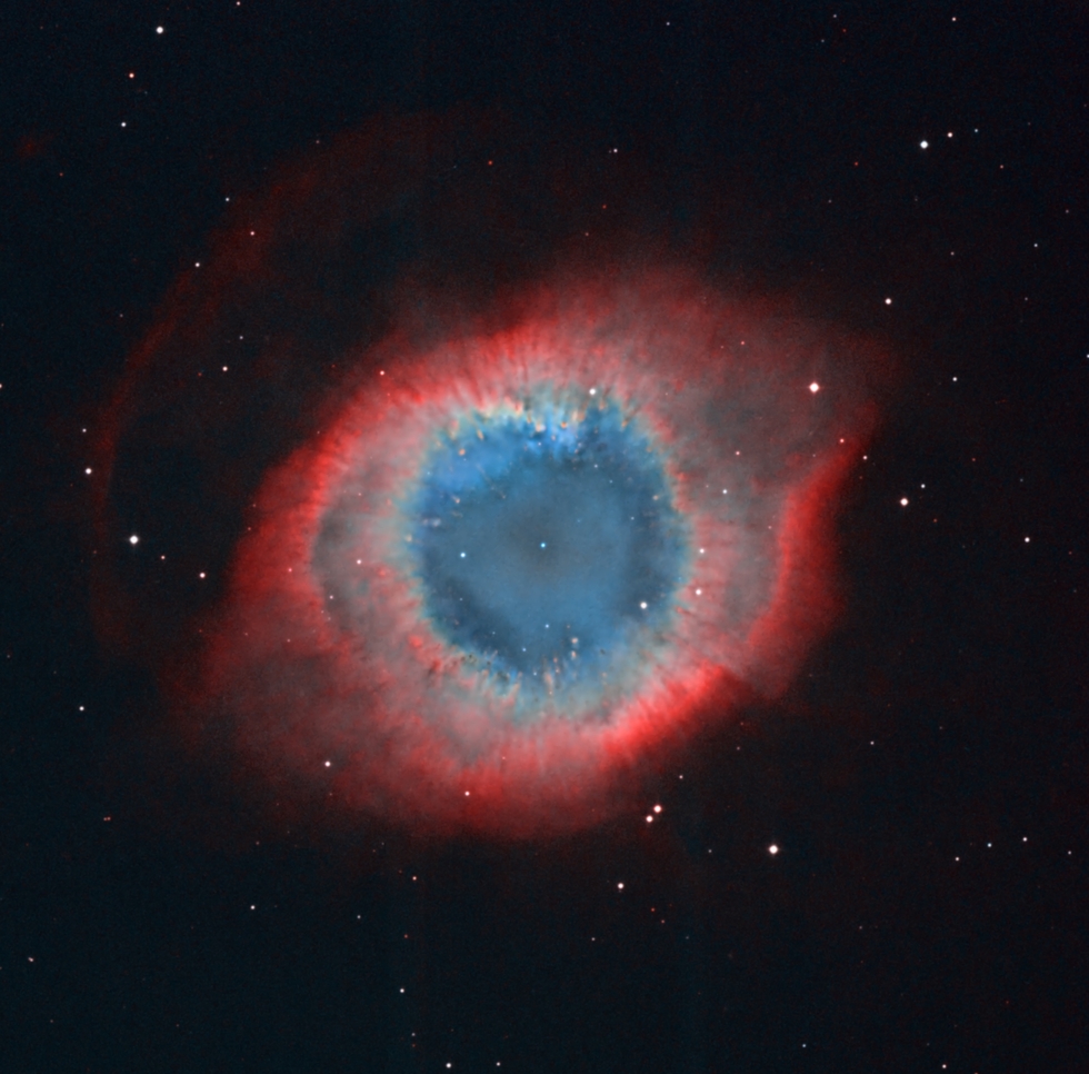 Helix Nebula HOO CHI-1 | Telescope Live