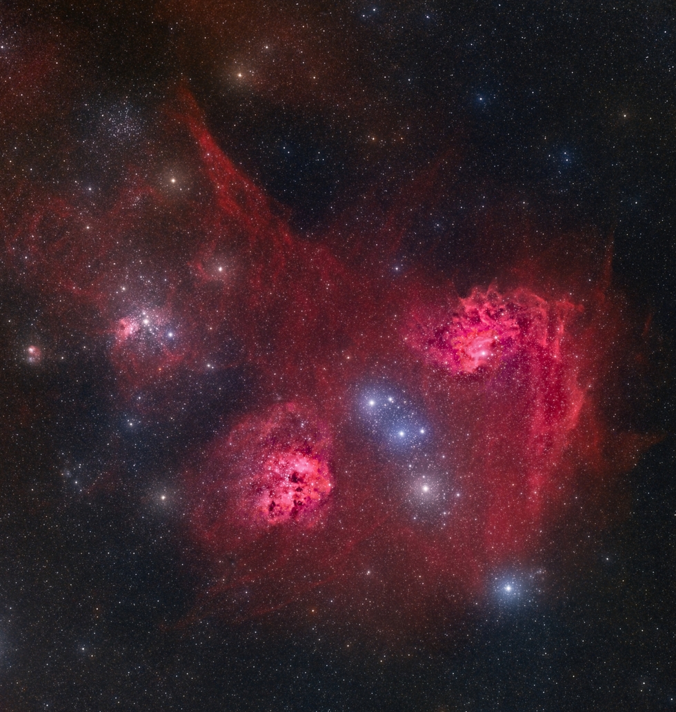 IC 410 & IC 405 LRGBHa SPA-1