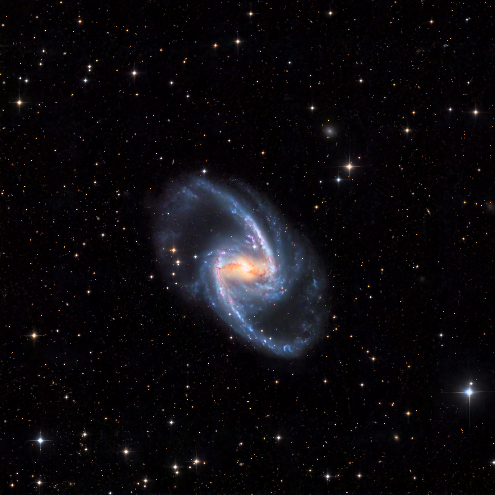 NGC 1365 The Great Barred Spiral Galaxy