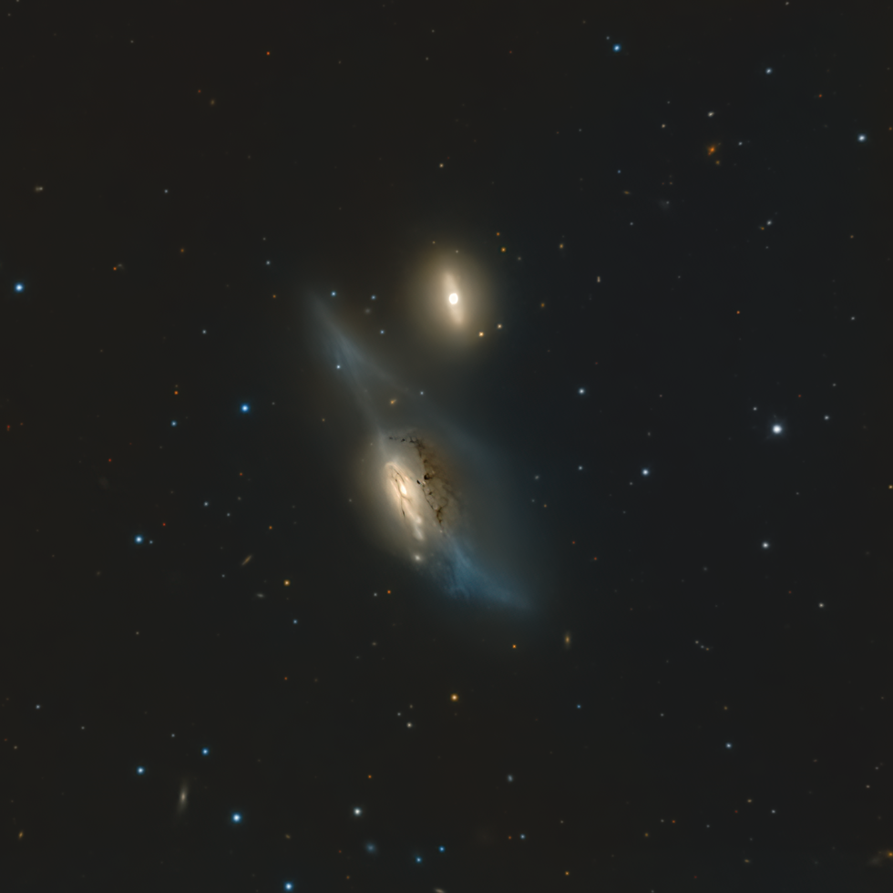 NGC 4438 - The Eyes