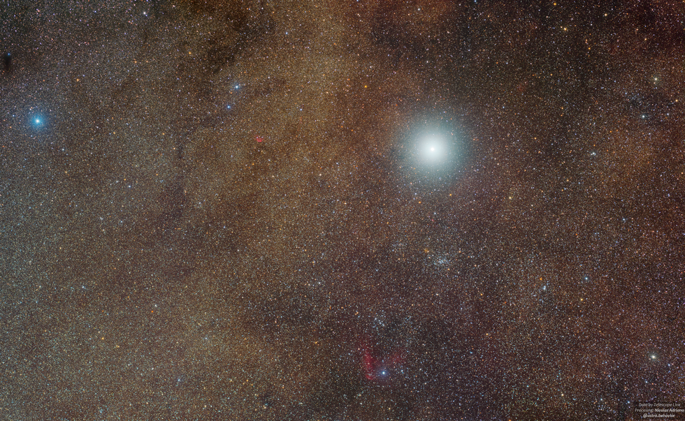 Milky Way Band Between Centaurus & Circinus