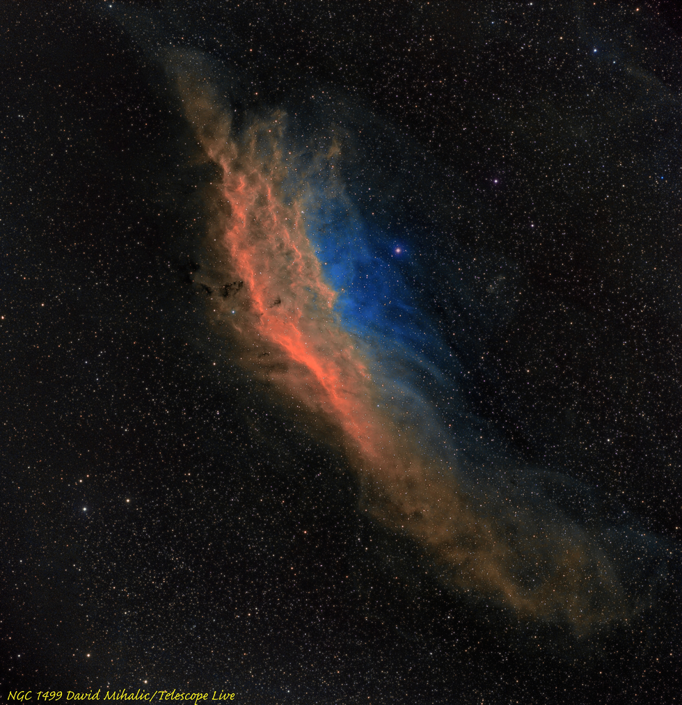 NGC 1499 California Nebula in Perseus