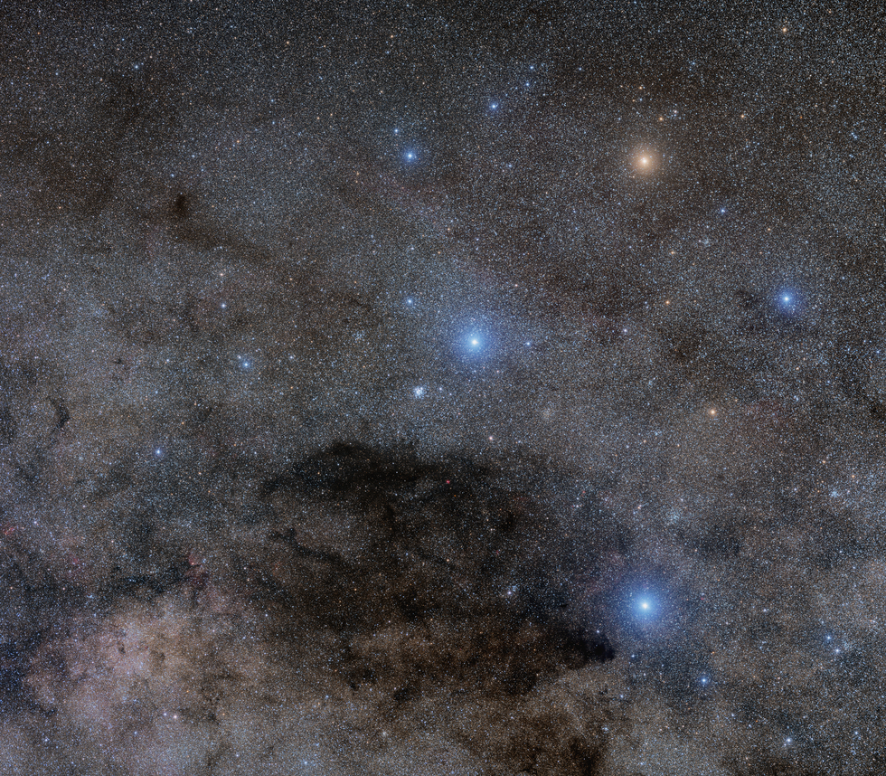 Southern Cross and the Coalsack Nebula