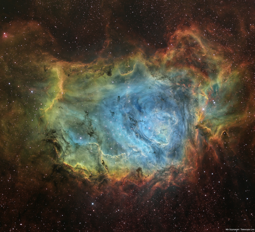 M8 Lagoon Nebula Narrowband