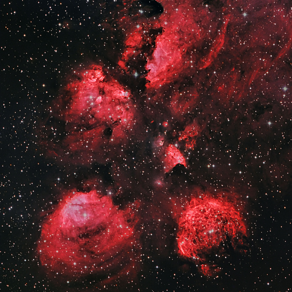 NGC6334 Cat's Paw nebula.