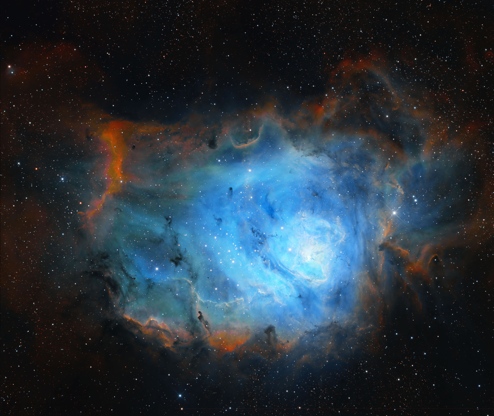 Messier 8 in Narrowband