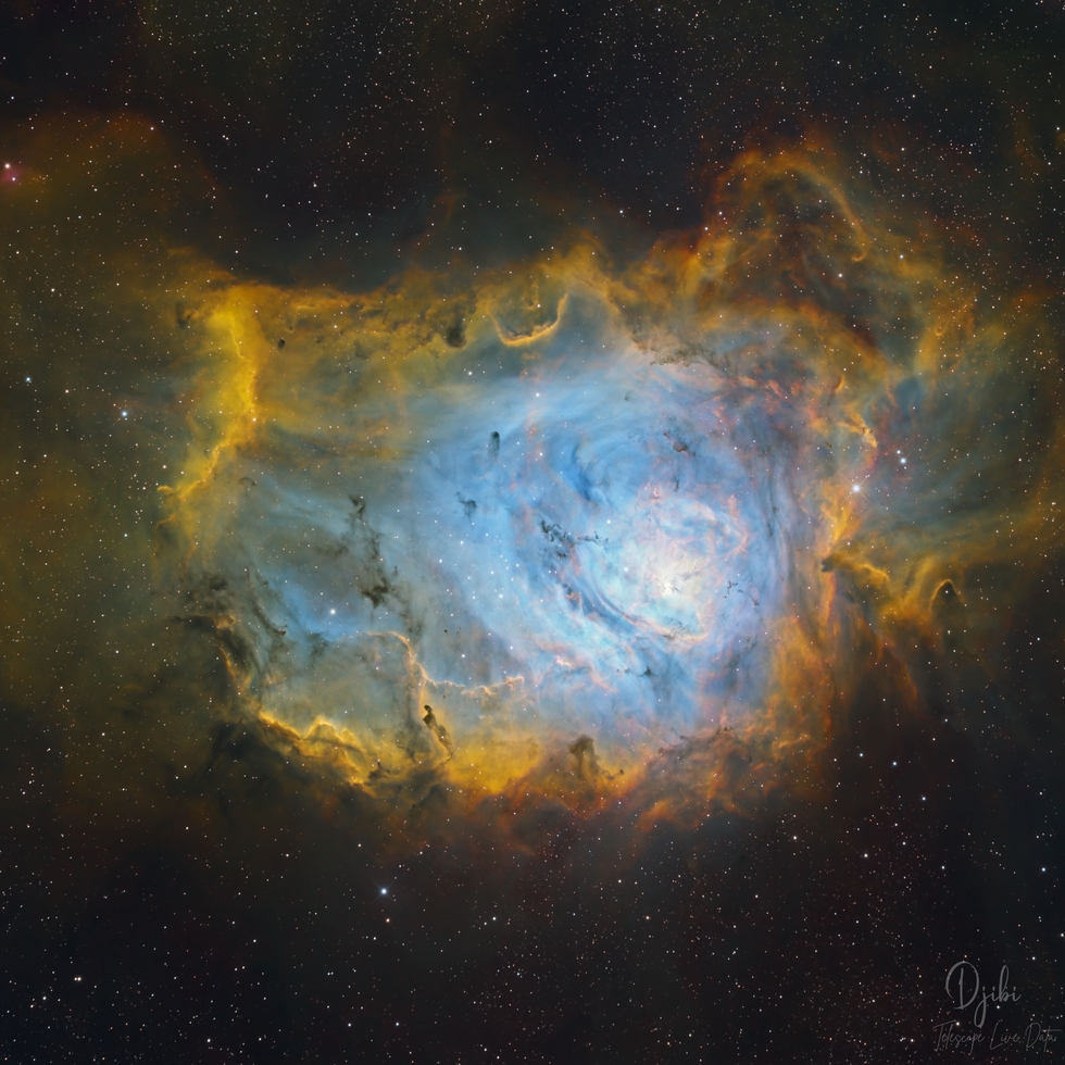 Messier 8 - One click dataset