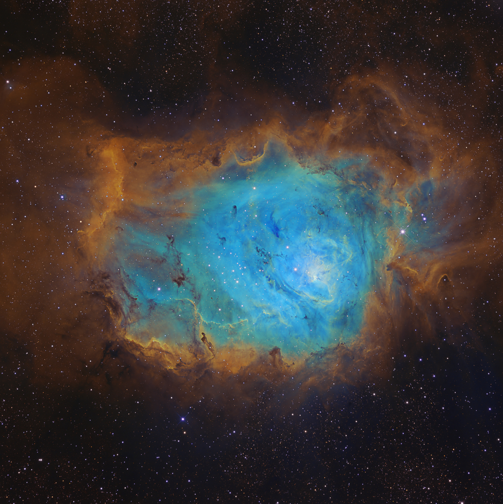 M8 Lagoon Nebula SHO