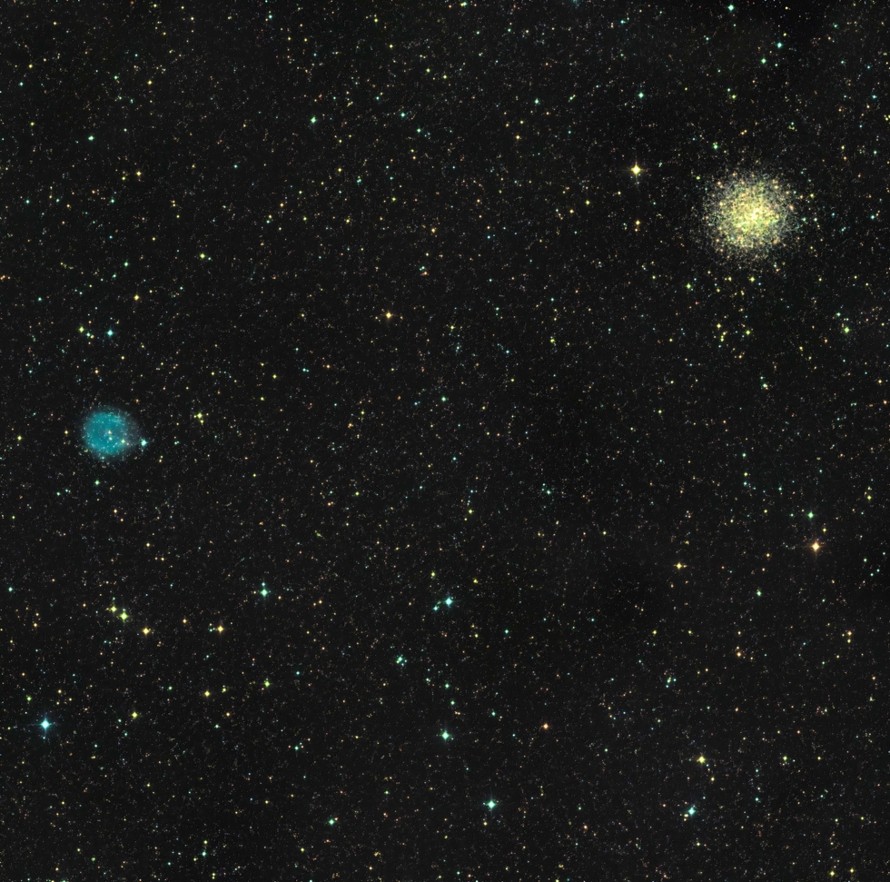 IC 1295 & NGC 6712