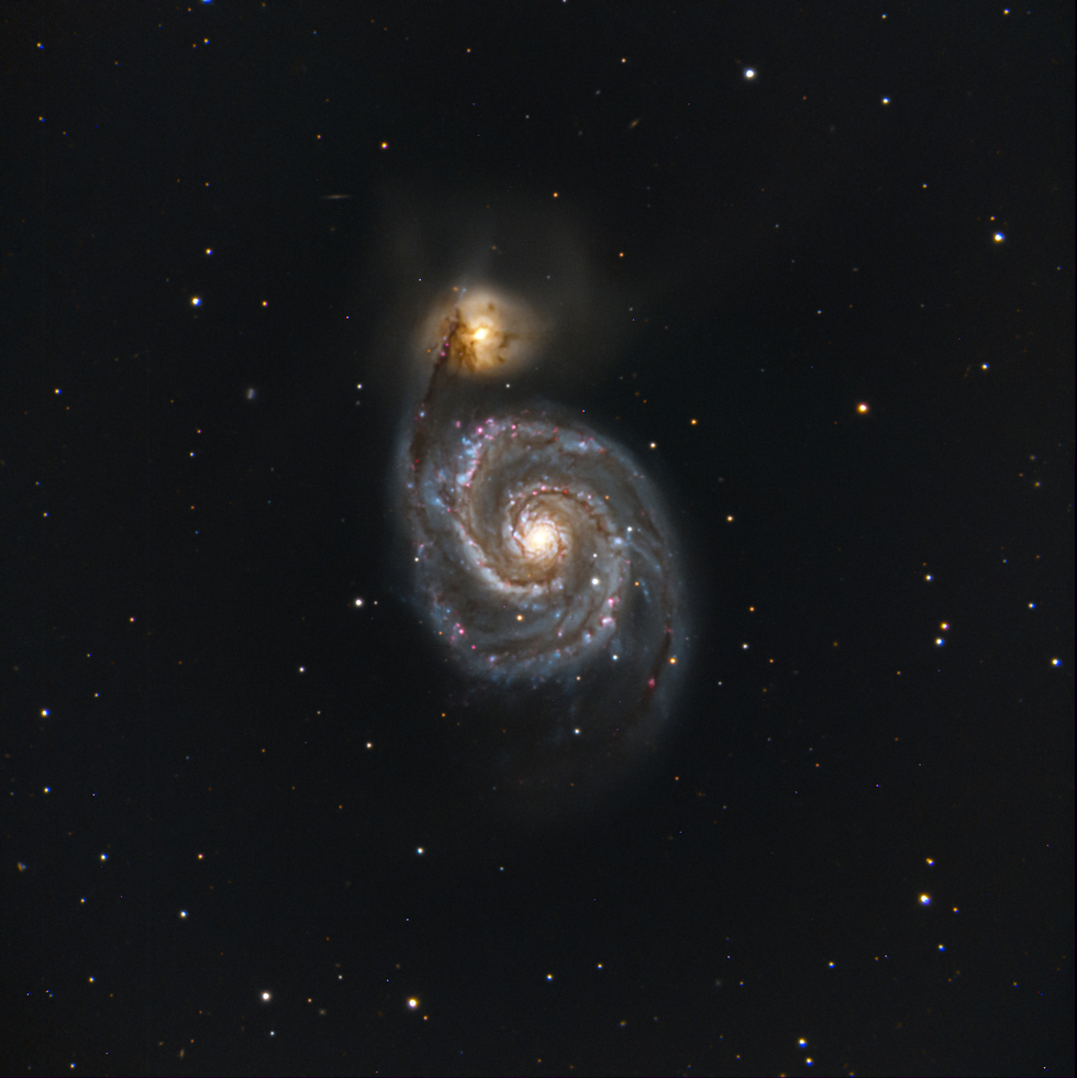 Messier 51- Whirlpool Galaxy