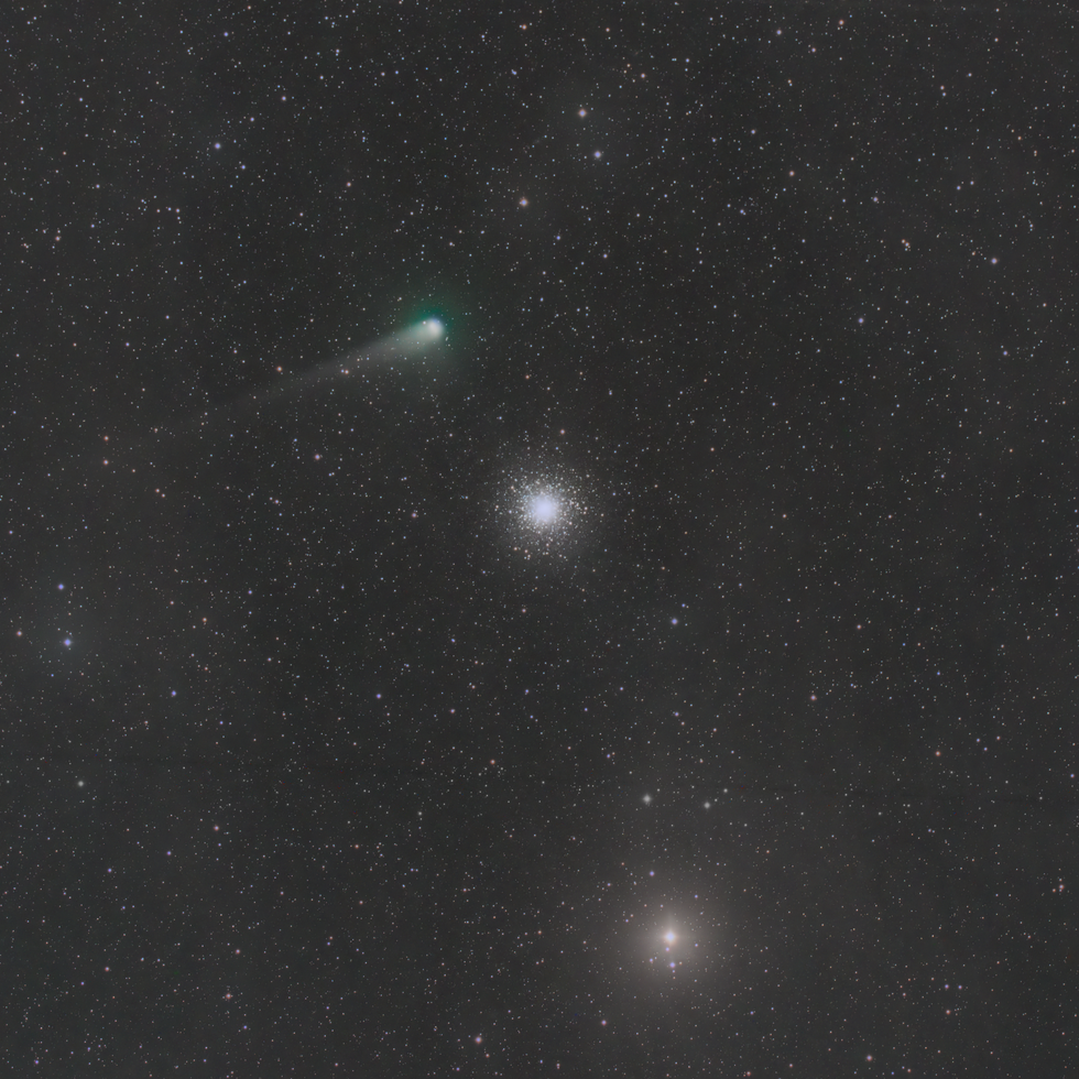 Comet C2017K2 passing M10
