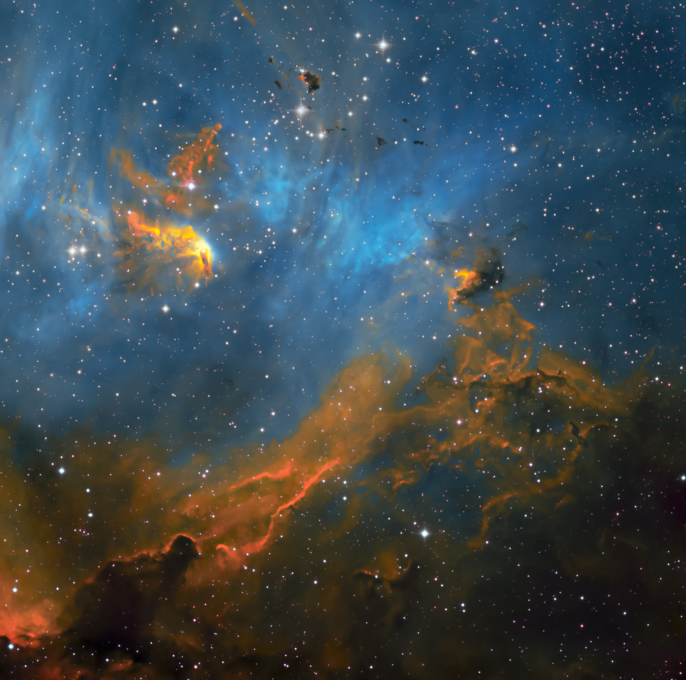 IC 2948 (Running Chicken Nebula )