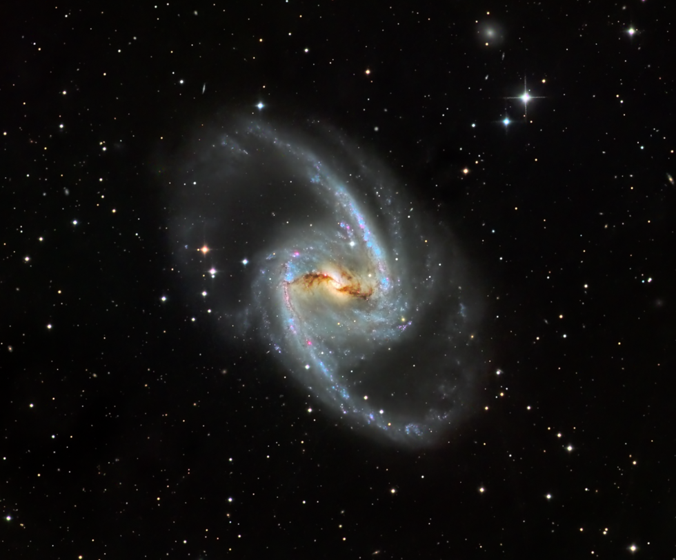 NGC 1365 - Great Barred Spiral Galaxy