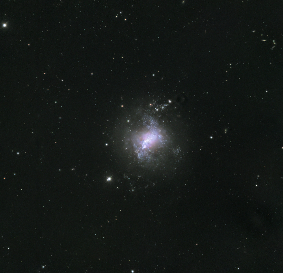 NGC 4214: dwarf starburst galaxy