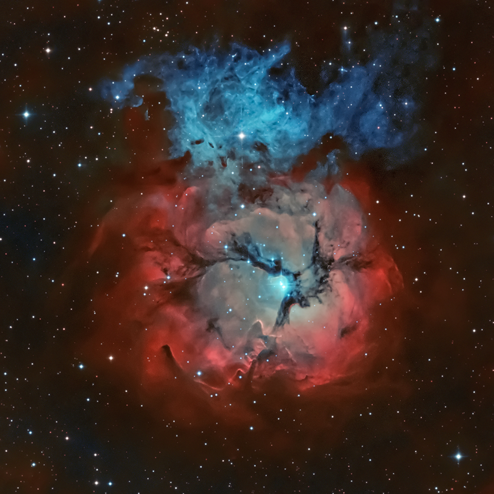 M20 The Trifid Nebula Telescope Live