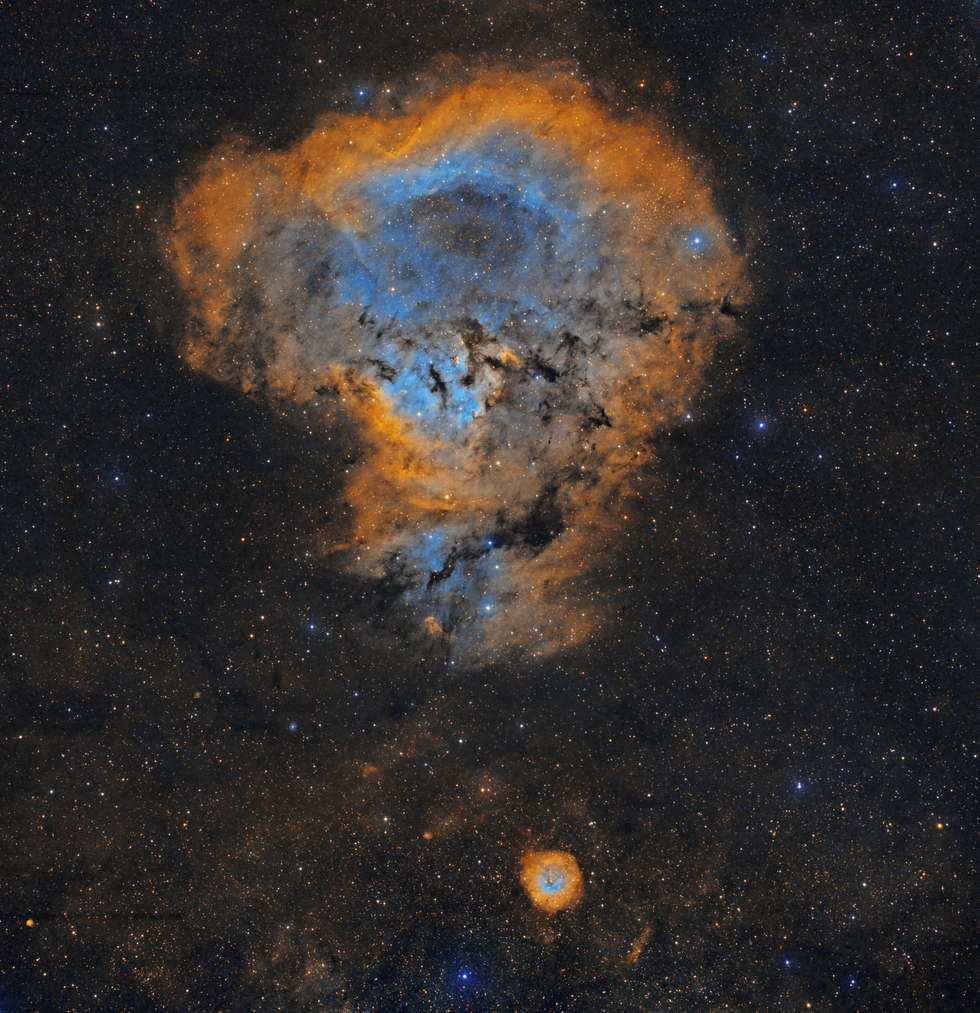 NGC 7822 The Cosmic Question Mark