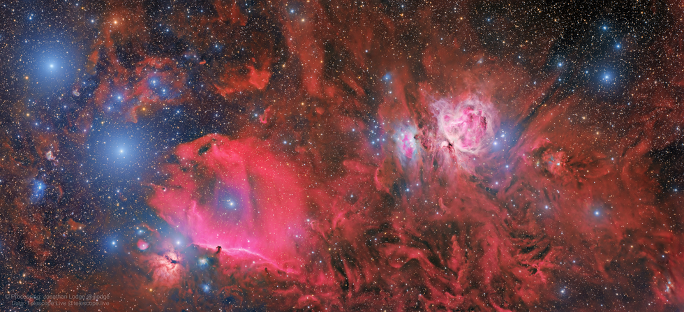ORION'S BELT AND SWORD MOSAIC HaLRGB HDR