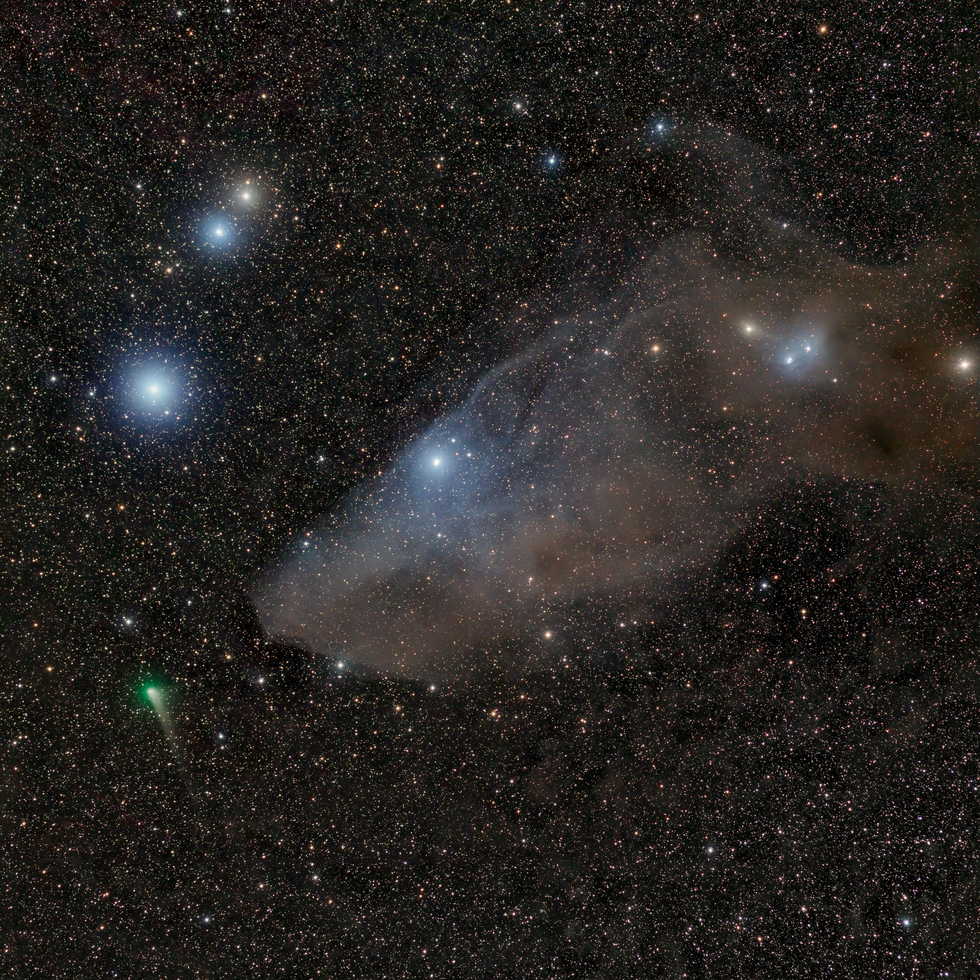 Comet C2017 K2 and IC4592