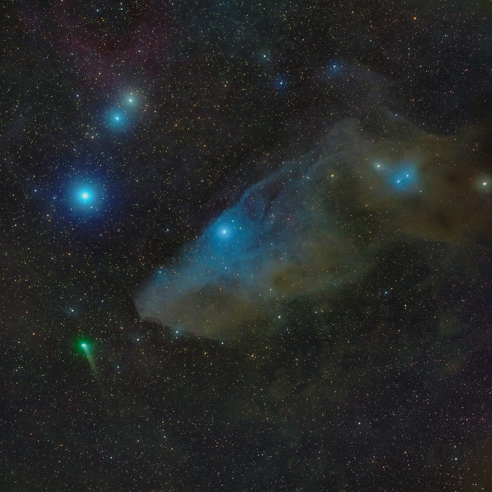 Comet C2017 K2 & IC 4592