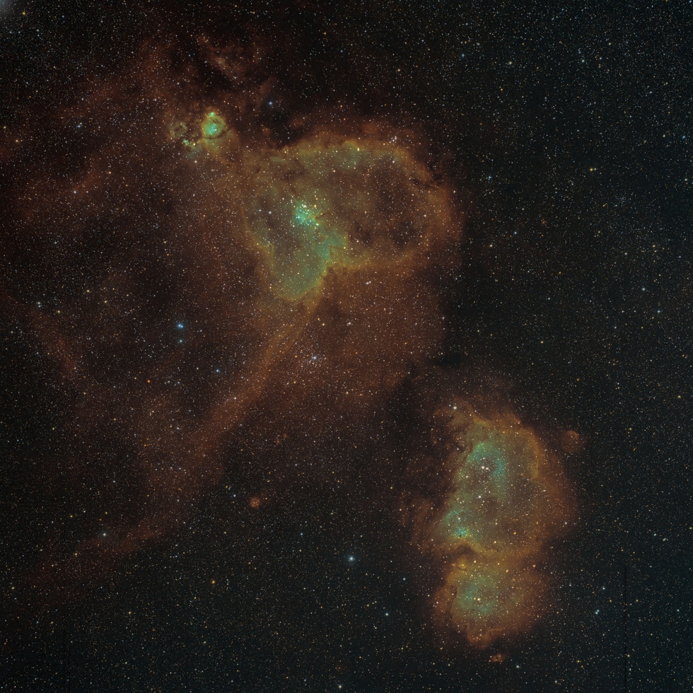 Heart and Soul Nebulae