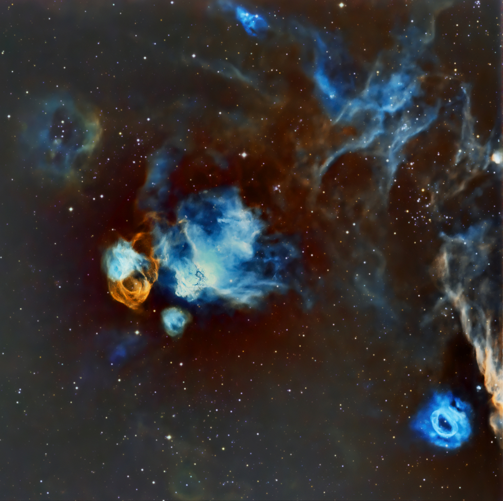 NGC2032 and the Seagull Nebula