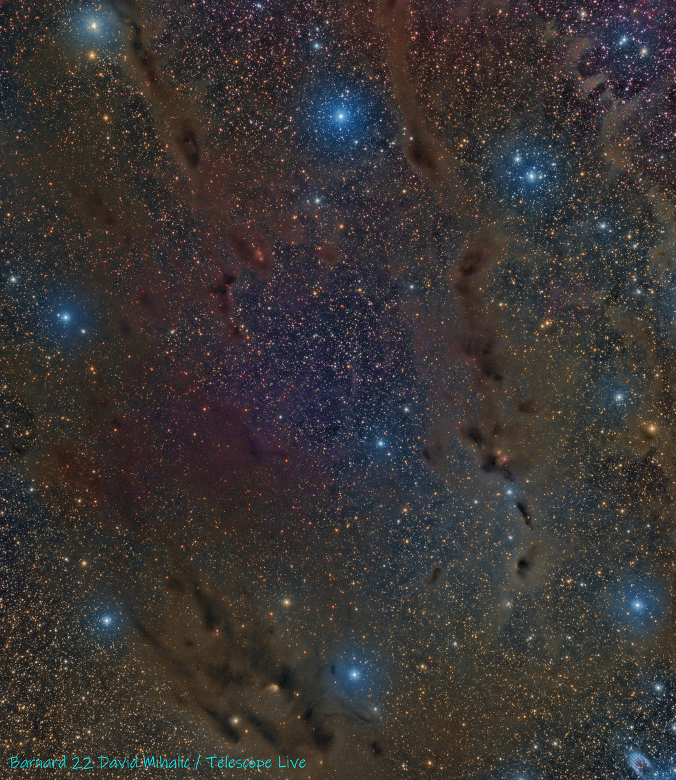 Barnard 22 - Interstellar Gas Cloud in Taurus